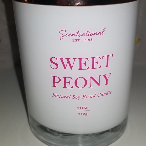 Scentsational Accents New Scentsational Sweet Peony Soy Blend